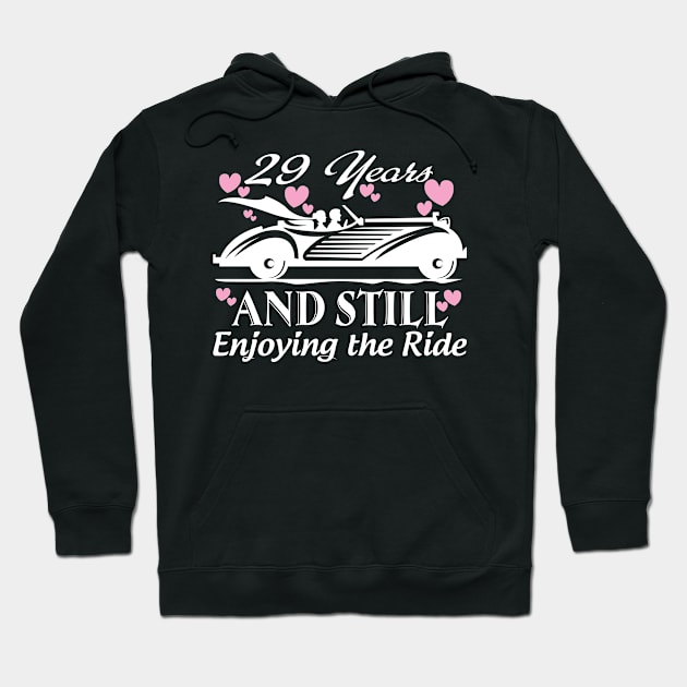 Anniversary Gift 29 years Wedding Marriage Hoodie by rigobertoterry